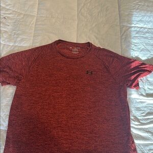Under Armour Red Performance Short Sleeve Tee